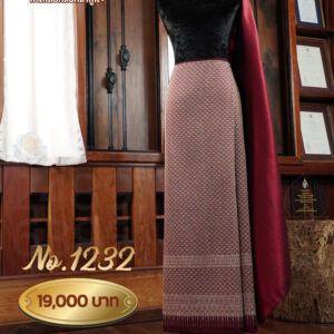 ผ้าชุดยกเล็ก ลายบุปผาสวรรค์ No.1232