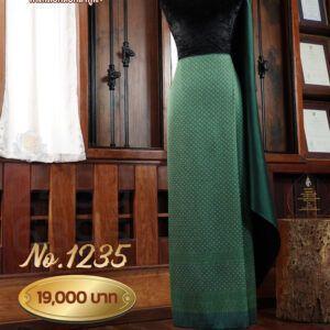 ผ้าชุดยกเล็ก ลายบุปผาสวรรค์ No.1235