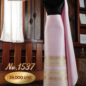 ผ้าชุดยกใหญ่ ลายจันทร์ฉัตร No.1537