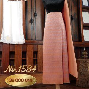 ผ้าชุดยกเล็ก ลายมไหสวรรย์ No.1584