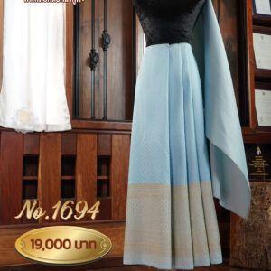 ผ้าชุดยกเล็ก ลายมหาหงส์ No.1694