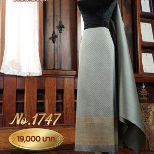 ผ้าชุดยกเล็ก ลายบุปผาสวรรค์ No.1747