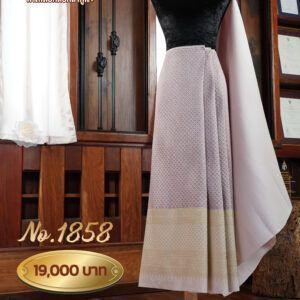 ผ้าชุดยกเล็ก ลายบุปผาสวรรค์ No.1858