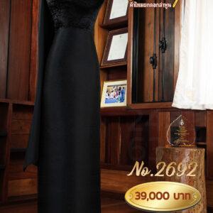 ผ้าชุดยกใหญ่ ลายเชิงบริพัตรภิรมย์ No.2692